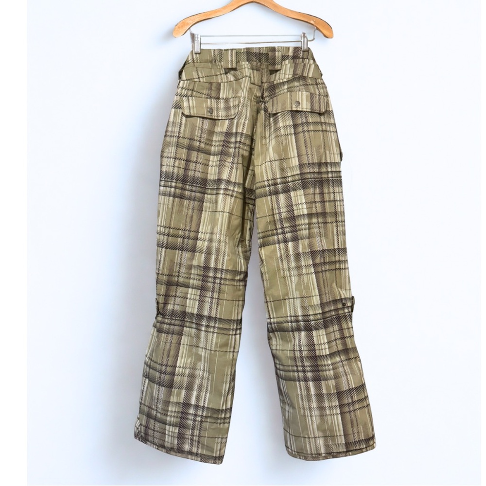 Oakley Women’s Checked Out Plaid Snowboard Pants Thinsulate Insulated Y2K- Lrg - Picture 3 of 5